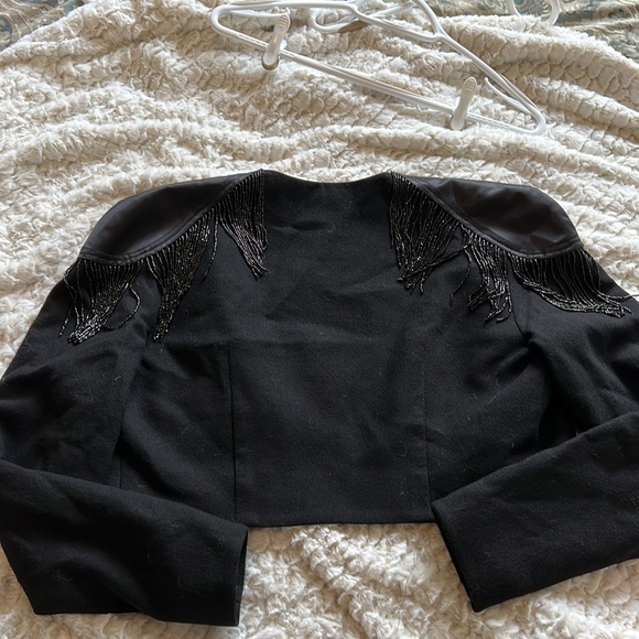 Zakura black cocktail dress. Pure virgin wool that drape’s beautifully - Picture 7 of 7